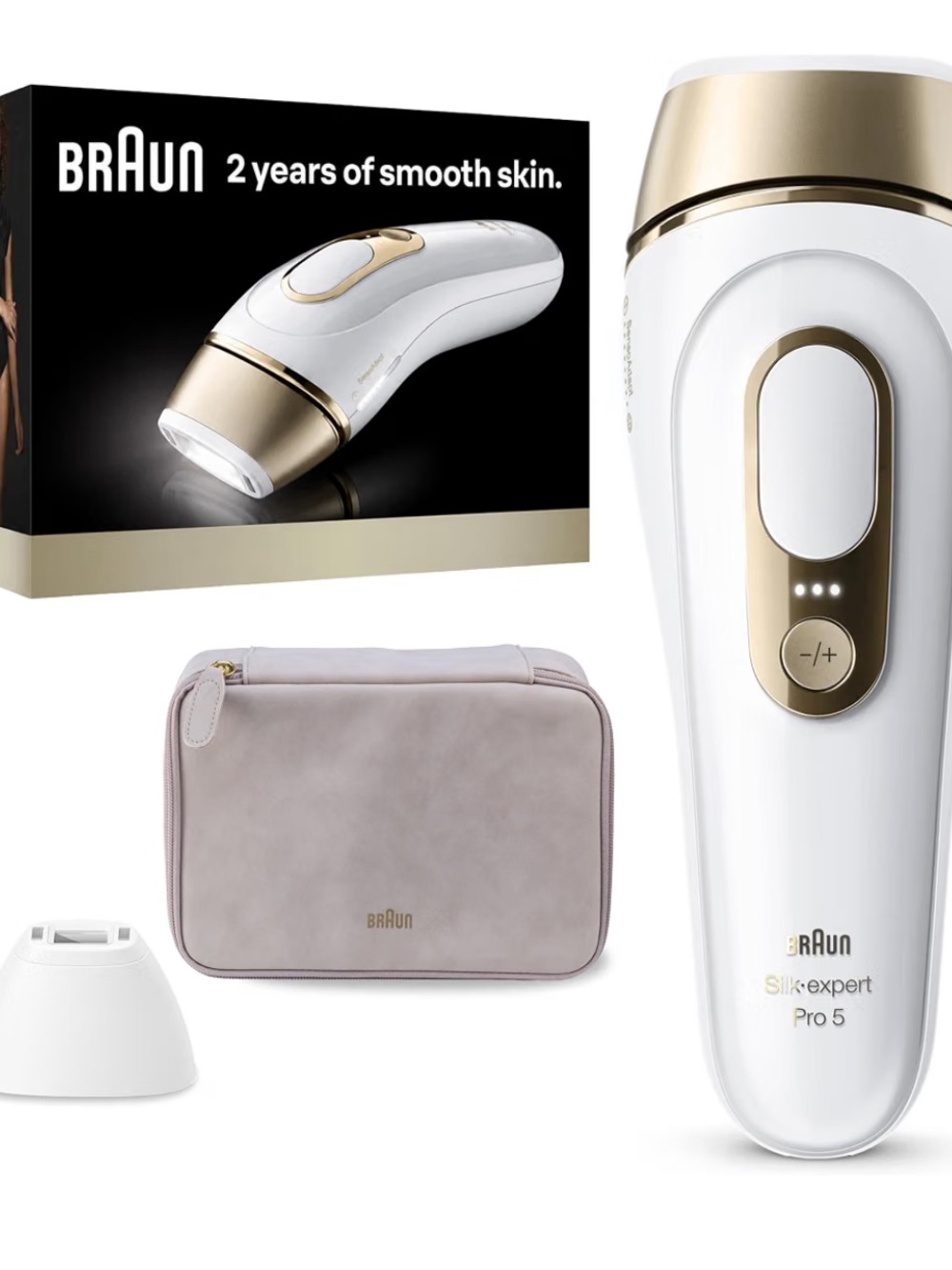 NWOT At Home Laser Hair Removal Braun Silk Expert Pro 5 IPL